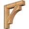 Ekena Millwork Westlake Block Rough Sawn Bracket, Western Red Cedar, 6"W x 34"D x 34"H BKT06X34X34WTL05RWR - alternate 1